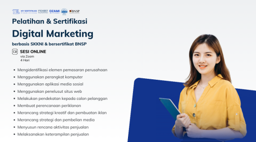 Pelatiachan & Sertifikasi Digital Marketing