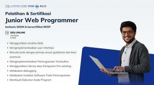 Pelatihan & Sertifikasi Junior Web Programmer