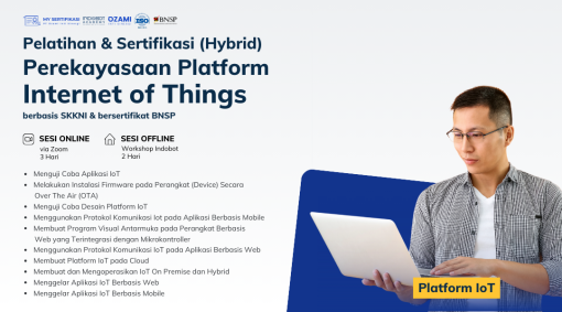 Pelatihan & Sertifikasi Perekayasaan Platform IoT