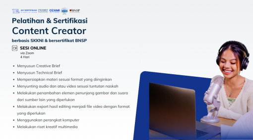 Pelatihan & Sertifikasi Content Creator