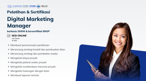 Pelatihan & Sertifikasi Digital Marketing Manager