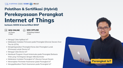 Pelatihan & Sertifikasi Perekayasaan Perangkat IoT