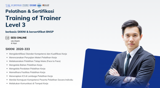 Pelatihan & Sertifikasi Training of Trainer Level 3